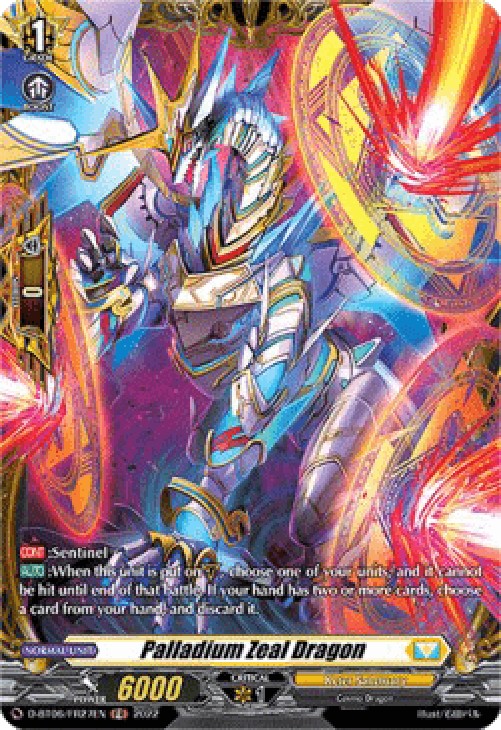 Cardfight!! Vanguard D-BT06 Palladium Zeal Dragon [D Format] (V.2 - Feature