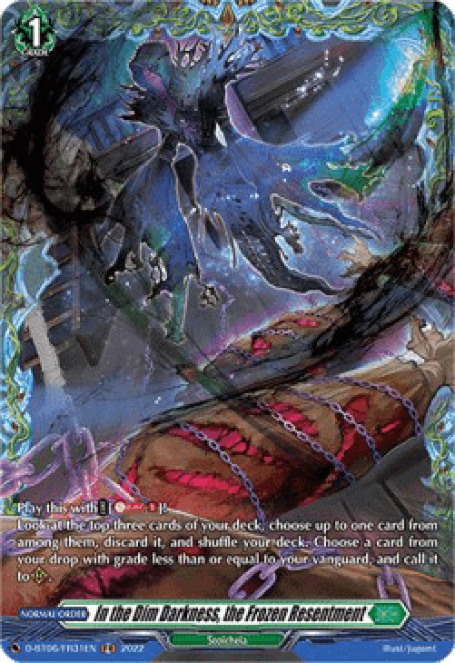 Cardfight!! Vanguard D-BT06 In the Dim Darkness, the Frozen Resentment [D F