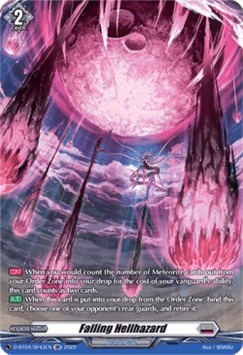 Cardfight!! Vanguard D-BT04 Falling Hellhazard [D Format] (V.3 - Special Pa