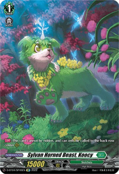 Cardfight!! Vanguard D-BT04 Sylvan Horned Beast, Koocy [D Format]