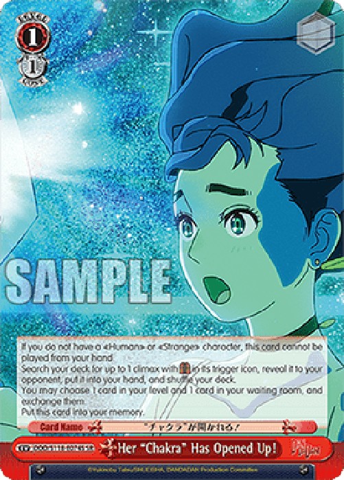 Weiss Schwarz DDD/S118 Her "Chakra" Has Opened Up! (V.2 - Super Rare)