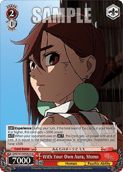 Weiss Schwarz DDD/S118 With Your Own Aura, Momo (V.2 - Super Rare)