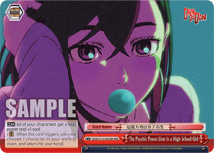 Weiss Schwarz DDD/S118 The Psychic Power User is a High School Girl (V.2 - 