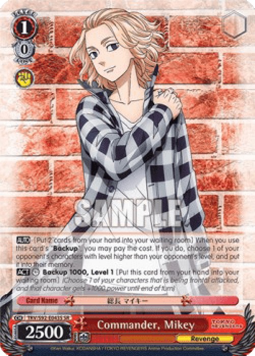 Weiss Schwarz TRV/S92 Commander, Mikey (V.2 - Super Rare)