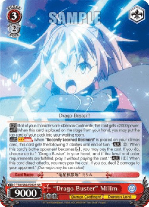 Weiss Schwarz TSK/S82 "Drago Buster" Milim (V.2 - Super Rare)