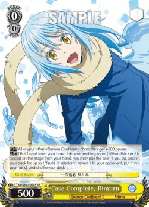 Weiss Schwarz TSK/S82 Case Complete, Rimuru (V.2 - Super Rare)