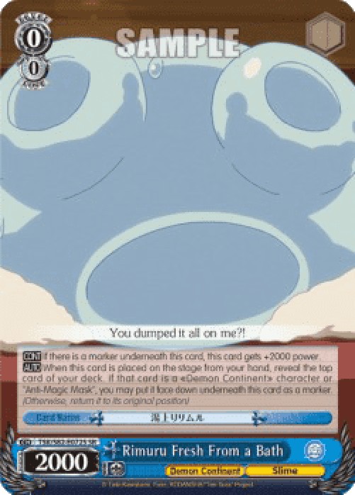 Weiss Schwarz TSK/S82 Rimuru Fresh From a Bath (V.2 - Super Rare)