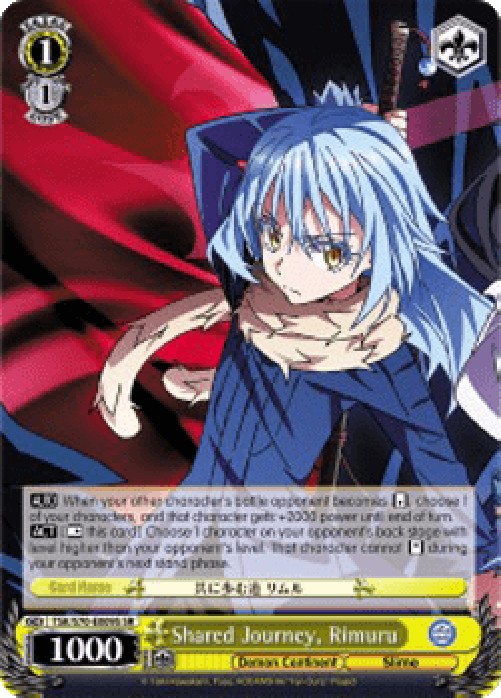 Weiss Schwarz TSK/S70 Shared Journey, Rimuru (V.2 - Super Rare)