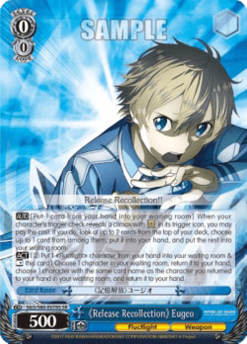 Weiss Schwarz SAO/S80 《Release Recollection》 Eugeo (V.2 - Super Rare)