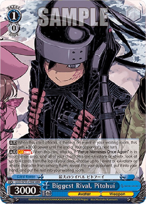 Weiss Schwarz GGO/SE50 Biggest Rival, Pitohui (V.2 - Parallel Foil)