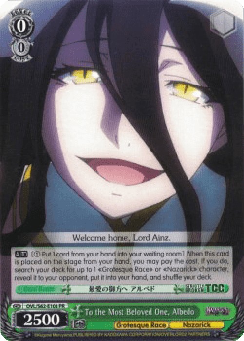 Weiss Schwarz OVL/S62 To the Most Beloved One, Albedo