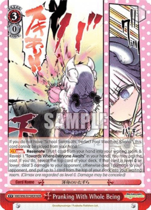 Weiss Schwarz KMD/W96 Pranking With Whole Being (V.2 - Feature Rare)