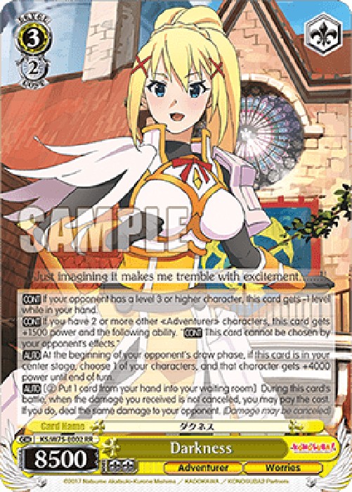Weiss Schwarz KS/W75 Darkness (V.1 - Double Rare)