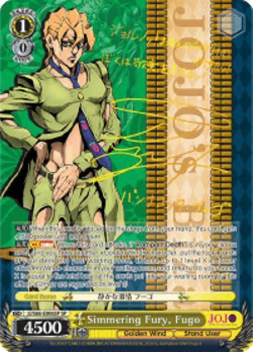 Weiss Schwarz JJ/S66 Simmering Fury, Fugo (V.2 - Special Rare)