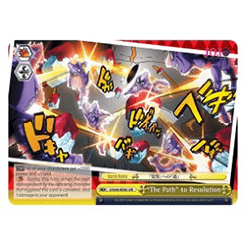 Weiss Schwarz JJ/S66 "The Path" to Resolution (V.2 - JoJo Rare)