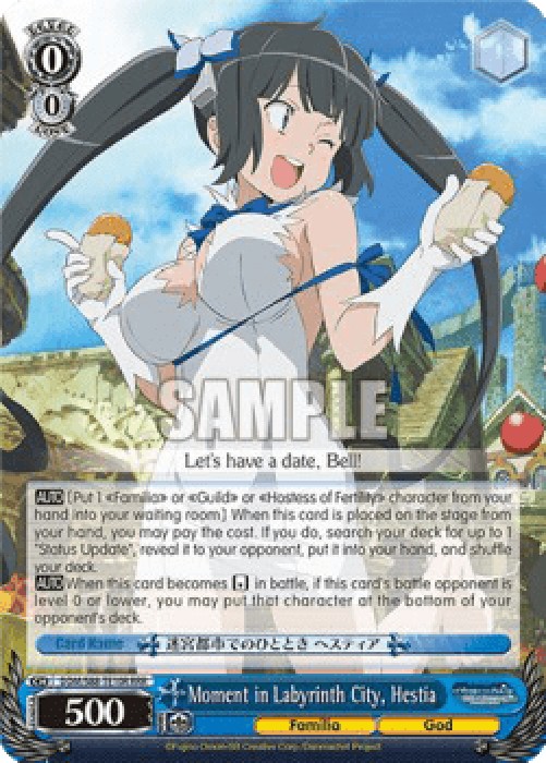 Weiss Schwarz DDM/S88 Moment in Labyrinth City, Hestia (V.2 - Triple Rare)