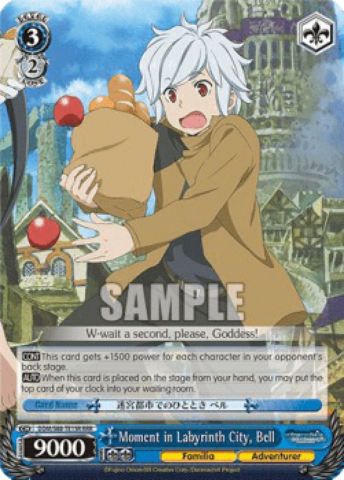 Weiss Schwarz DDM/S88 Moment in Labyrinth City, Bell (V.2 - Triple Rare)