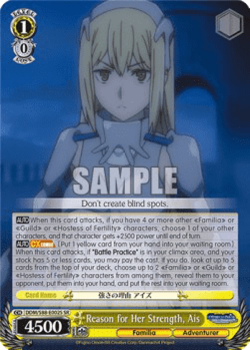 Weiss Schwarz DDM/S88 Reason for Her Strength, Ais (V.2 - Super Rare)
