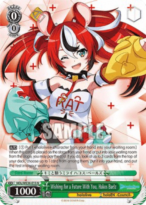 Weiss Schwarz HOL/WE36 Wishing for a Future With You, Hakos Baelz (V.1 - Ra