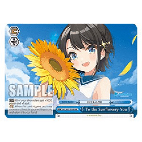 Weiss Schwarz HOL/W91 To the Sunflowery You (V.2 - Triple Rare)