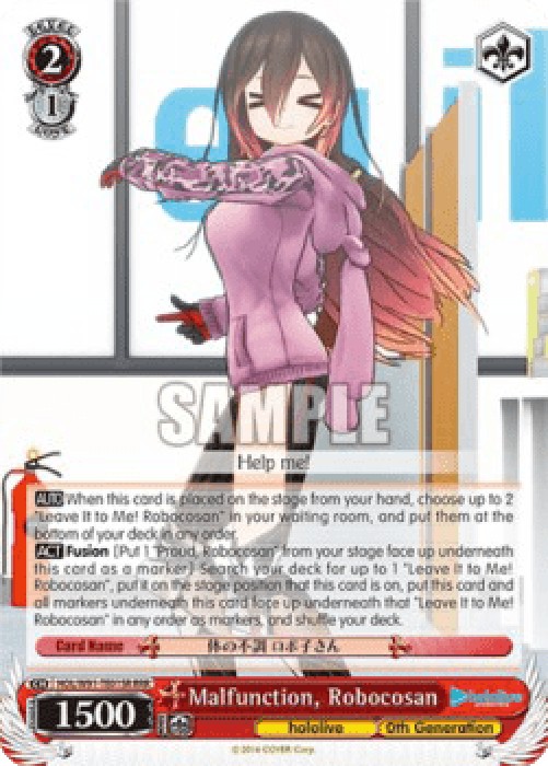 Weiss Schwarz HOL/W91 Malfunction, Robocosan (V.2 - Triple Rare)