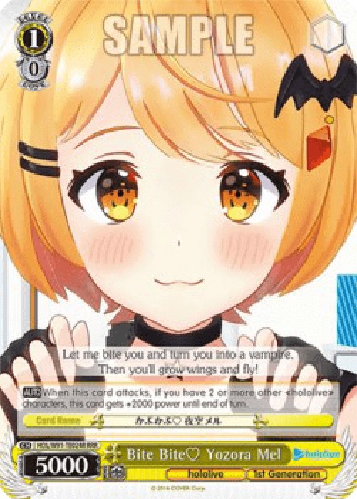 Weiss Schwarz HOL/W91 Bite Bite Yozora Mel (V.2 - Triple Rare)