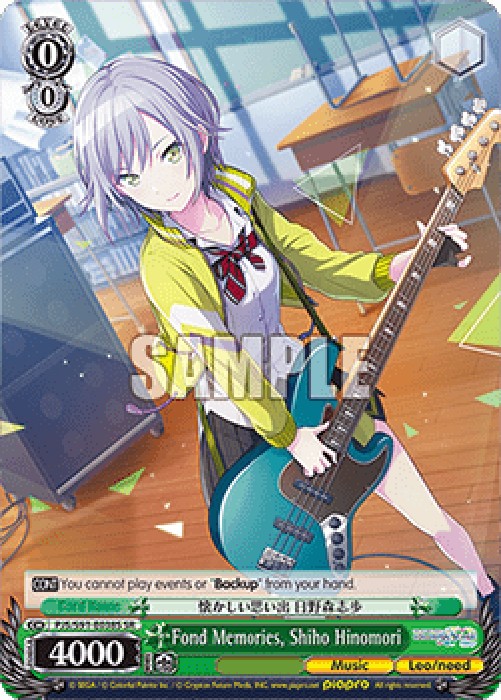 Weiss Schwarz PJS/S91 Fond Memories, Shiho Hinomori (V.2 - Super Rare)