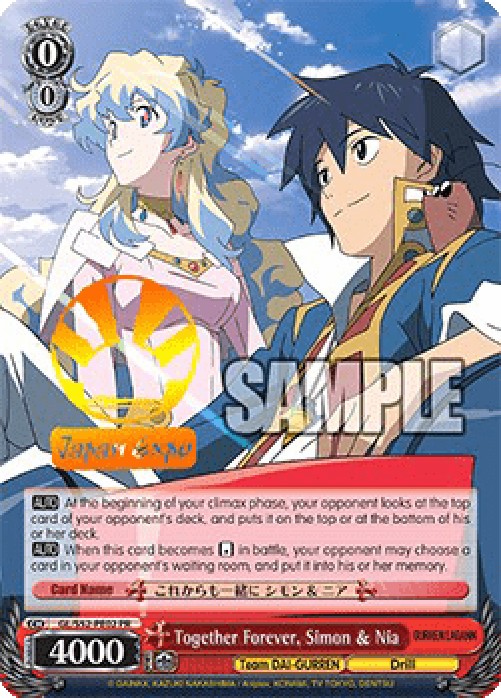 Weiss Schwarz GL/S52 Together Forever, Simon & Nia (V.1 - Promo)