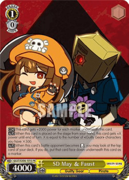 Weiss Schwarz GGST/SX06 SD May & Faust (V.2 - Promo)