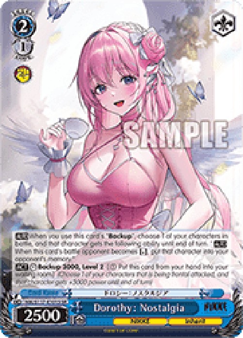 Weiss Schwarz NIK/S117 Dorothy: Nostalgia (V.2 - Super Rare)