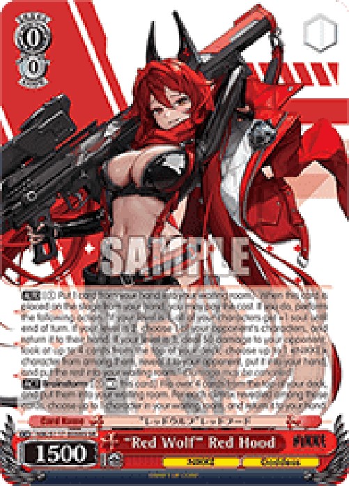 Weiss Schwarz NIK/S117 “Red Wolf” Red Hood (V.2 - Super Rare)