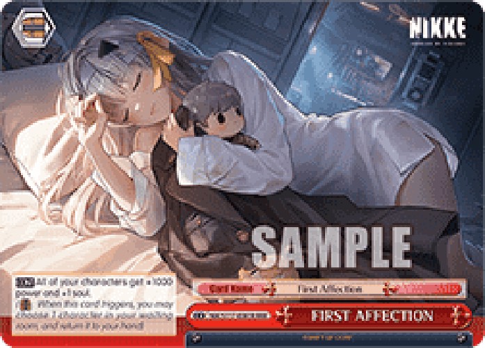 Weiss Schwarz NIK/S117 FIRST AFFECTION (V.2 - Triple Rare)