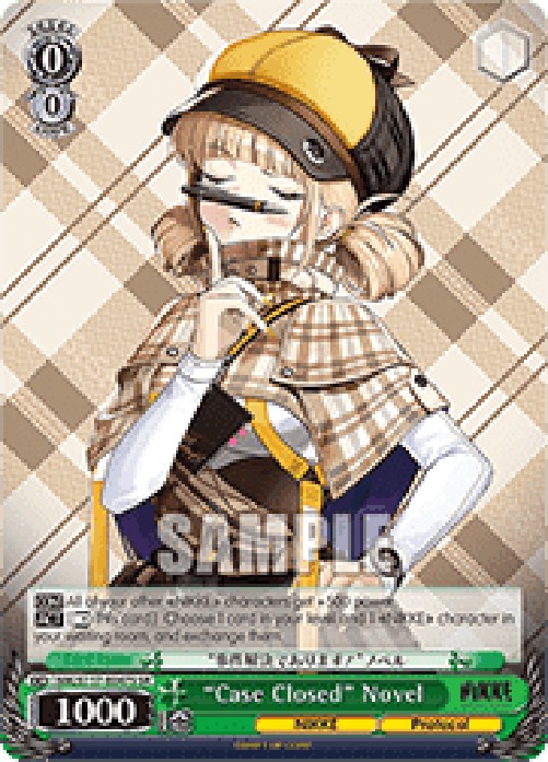 Weiss Schwarz NIK/S117 “Case Closed” Novel (V.2 - Super Rare)