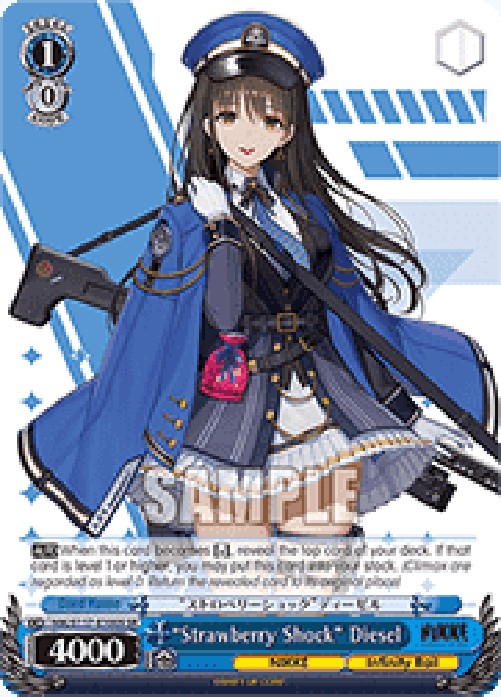 Weiss Schwarz NIK/S117 “Strawberry Shock” Diesel (V.2 - Super Rare)