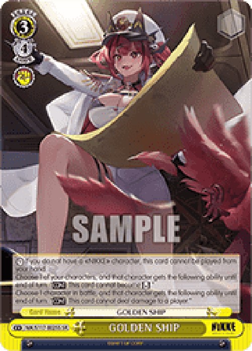 Weiss Schwarz NIK/S117 GOLDEN SHIP (V.2 - Super Rare)