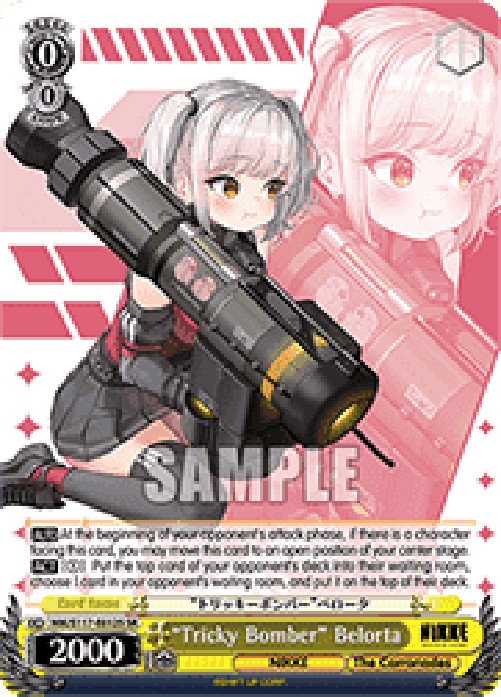 Weiss Schwarz NIK/S117 “Tricky Bomber” Belorta (V.2 - Super Rare)