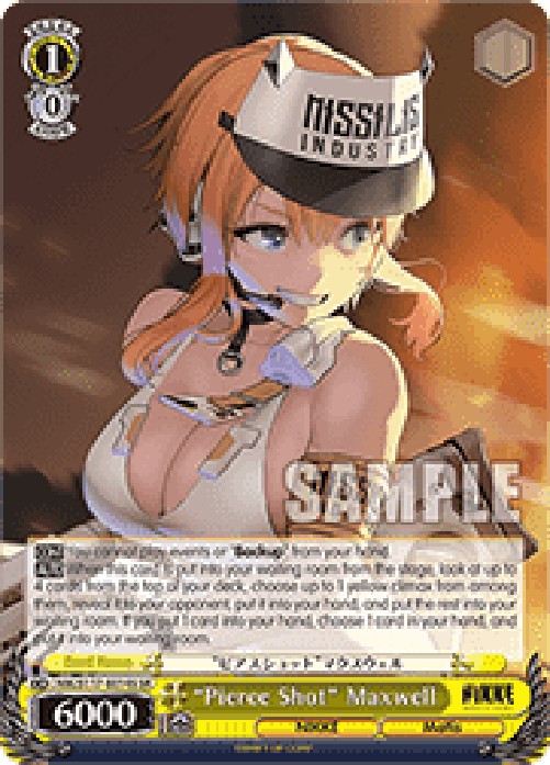 Weiss Schwarz NIK/S117 “Pierce Shot” Maxwell (V.2 - Super Rare)