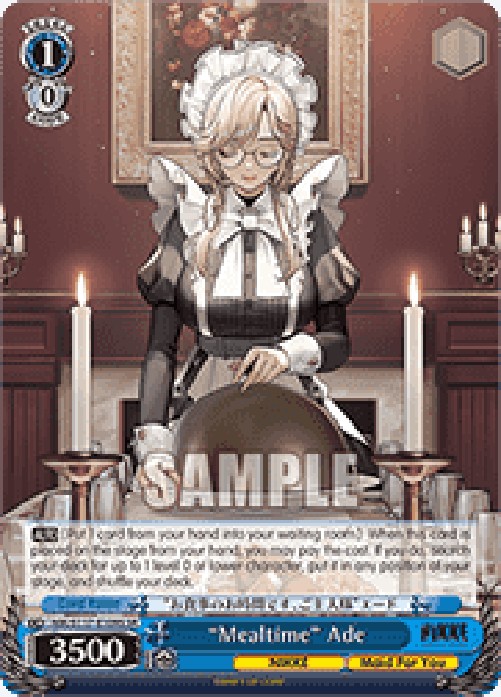 Weiss Schwarz NIK/S117 “Mealtime” Ade (V.2 - Super Rare)