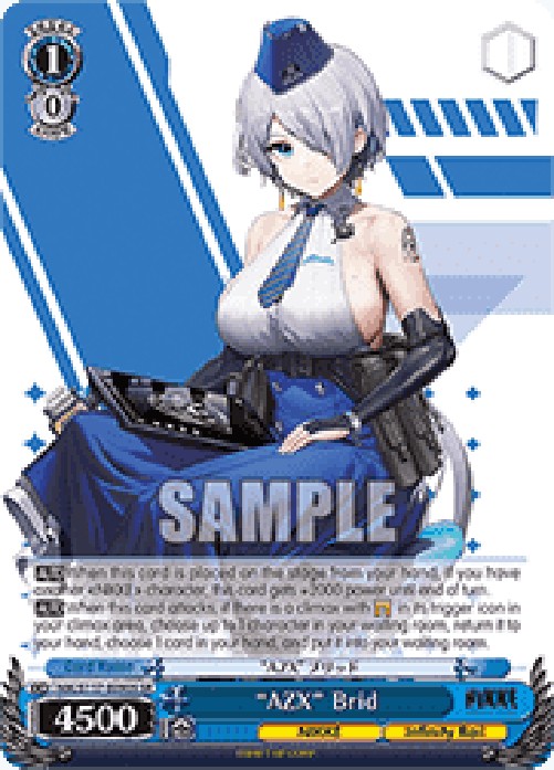 Weiss Schwarz NIK/S117 “AZX” Brid (V.2 - Super Rare)