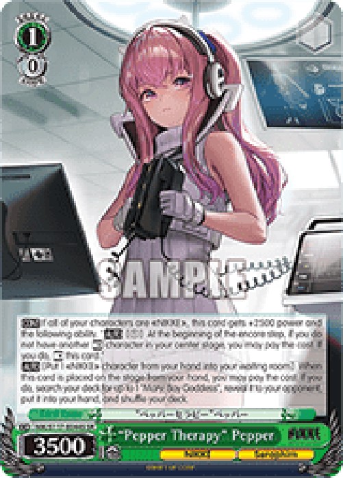 Weiss Schwarz NIK/S117 “Pepper Therapy” Pepper (V.2 - Super Rare)