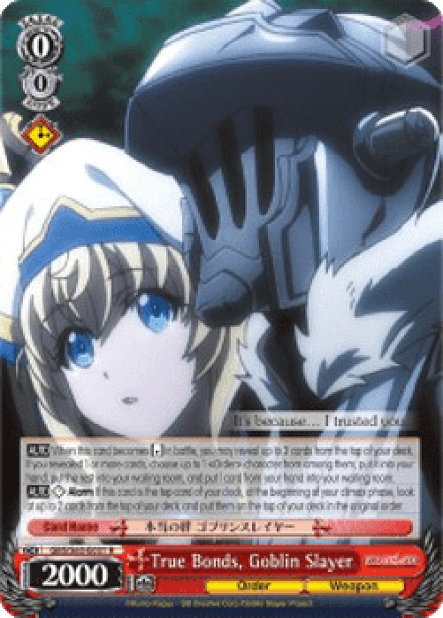 Weiss Schwarz GBS/S63 True Bonds, Goblin Slayer