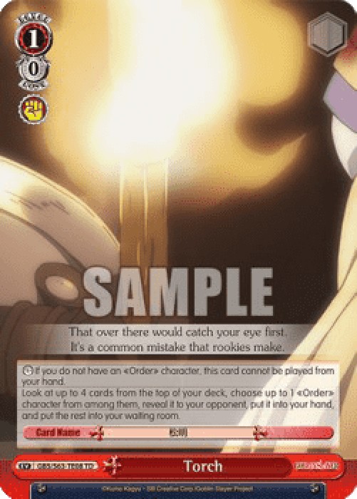 Weiss Schwarz GBS/S63 Torch (TD)