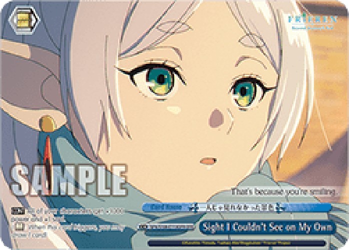 Weiss Schwarz SFN/S108 Sight I Couldn't See on My Own (V.2 - Overframe Rare