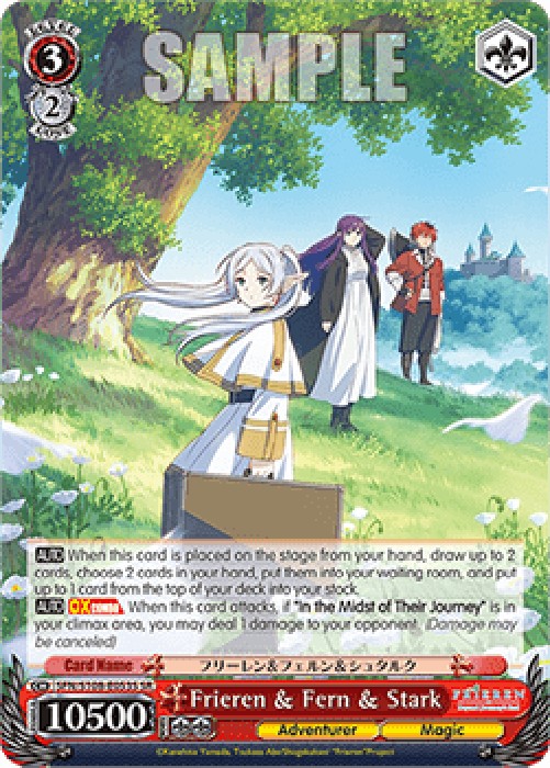 Weiss Schwarz SFN/S108 Frieren & Fern & Stark (V.2 - Super Rare)
