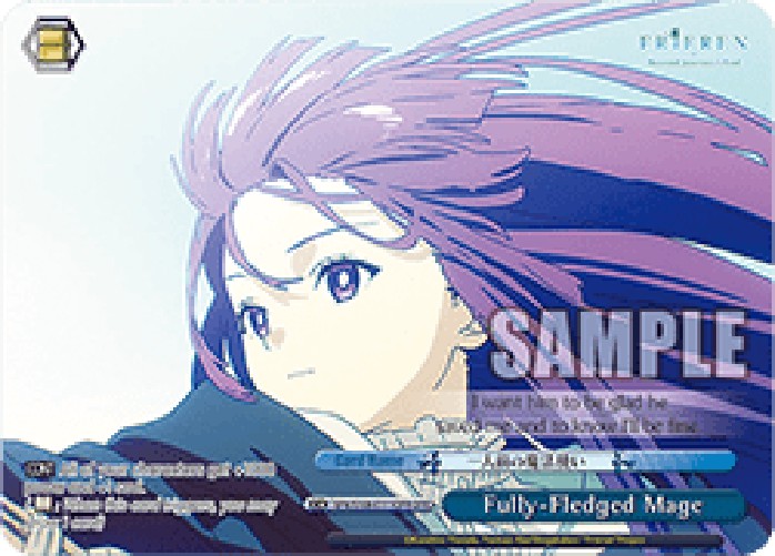 Weiss Schwarz SFN/S108 Fully-Fledged Mage (V.2 - Overframe Rare)