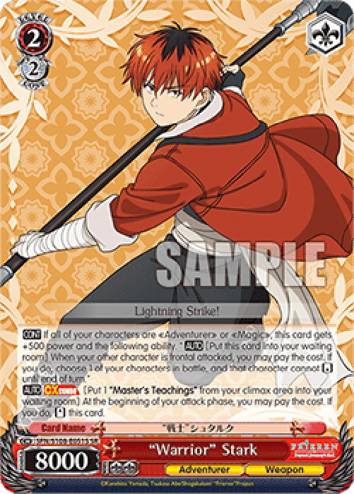 Weiss Schwarz SFN/S108 "Warrior" Stark (V.2 - Super Rare)