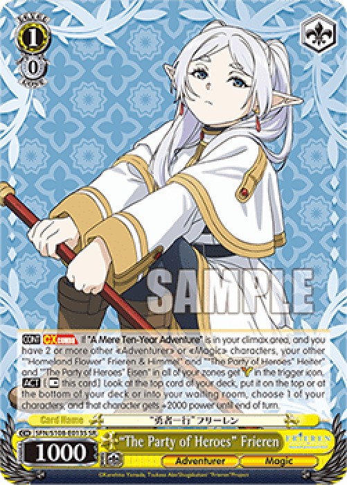Weiss Schwarz SFN/S108 "The Party of Heroes" Frieren (V.2 - Super Rare)