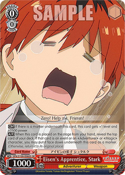 Weiss Schwarz SFN/S108 Eisen's Apprentice, Stark (V.2 - Super Rare)