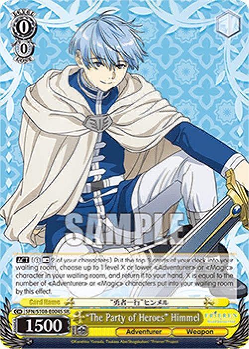 Weiss Schwarz SFN/S108 "The Party of Heroes" Himmel (V.2 - Super Rare)