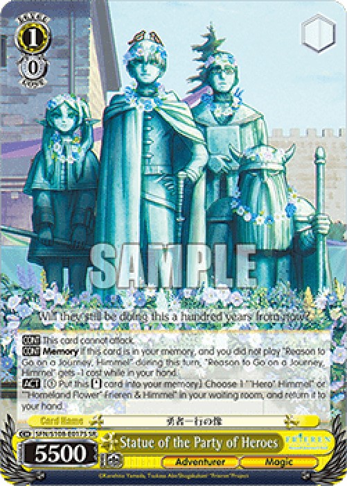 Weiss Schwarz SFN/S108 Statue of the Party of Heroes (V.2 - Super Rare)